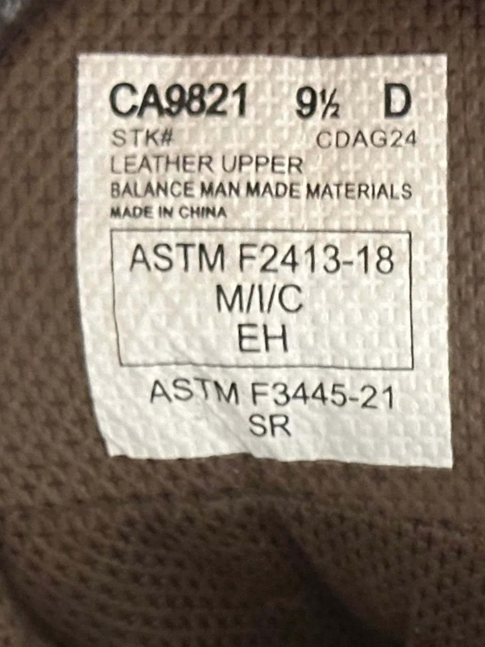 Carolina Steel Toe Leather Boots Mens 9.5